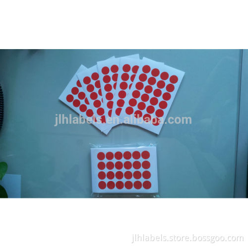0.75" Round,Red , Rainbow Round Color Coding Labels , similar as Avery 5472,Removable , Assorted, 2016